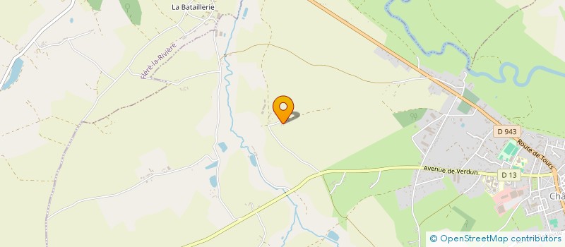 localisation de l'entreprise EARL D'ORNAY à CHATILLON-SUR-INDRE