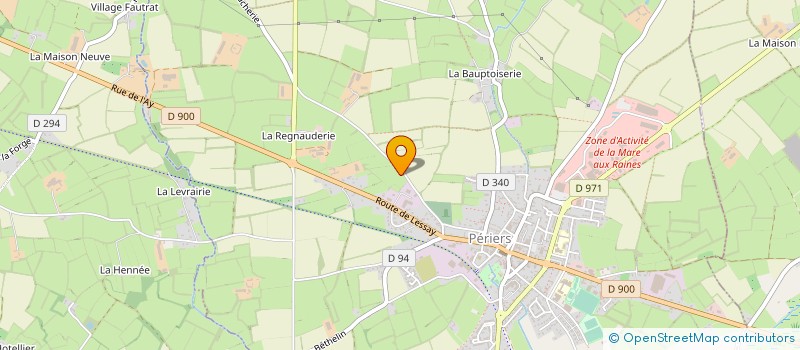 localisation de l'entreprise EARL DAIRY WAY à PERIERS