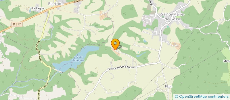 localisation de l'entreprise EARL DAMESTOY  SAINTE-MARIE-DE-GOSSE