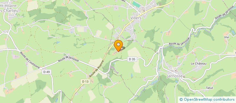 localisation de l'entreprise EARL DAMIEN CHARTIER  JARNOSSE