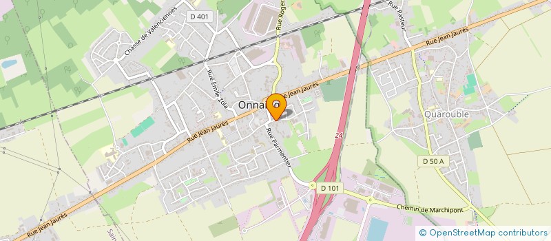 localisation de l'entreprise EARL DANGREAUX  ONNAING