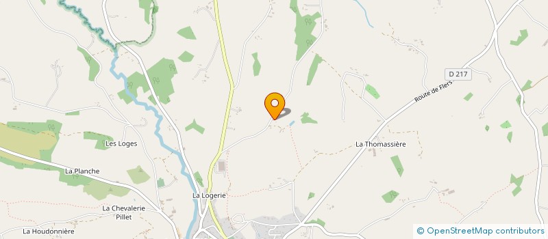 localisation de l'entreprise EARL DANGUY à DOMFRONT EN POIRAIE