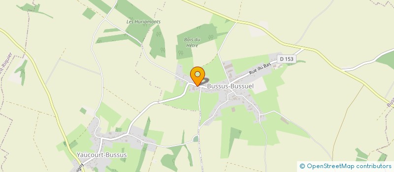 localisation de l'entreprise EARL DANTEN à BUSSUS-BUSSUEL