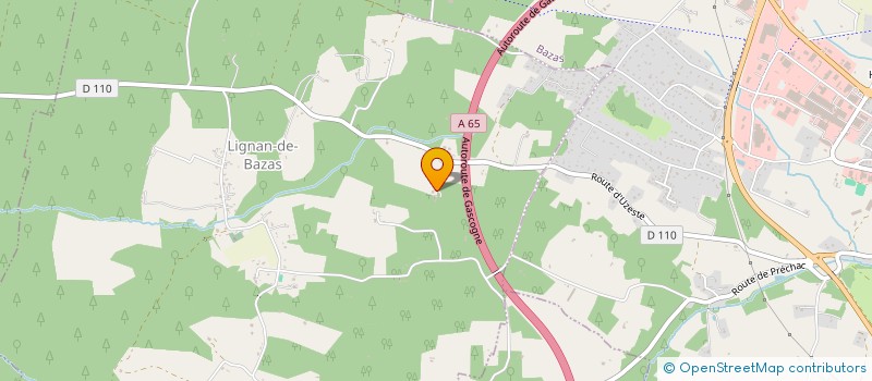 localisation de l'entreprise EARL DARTIAILH-LESPES à LIGNAN-DE-BAZAS