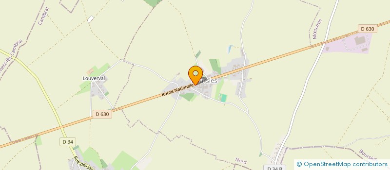 localisation de l'entreprise EARL DAUCHEZ  BOURSIES