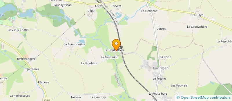 localisation de l'entreprise EARL DAUFIN à COMBOURG
