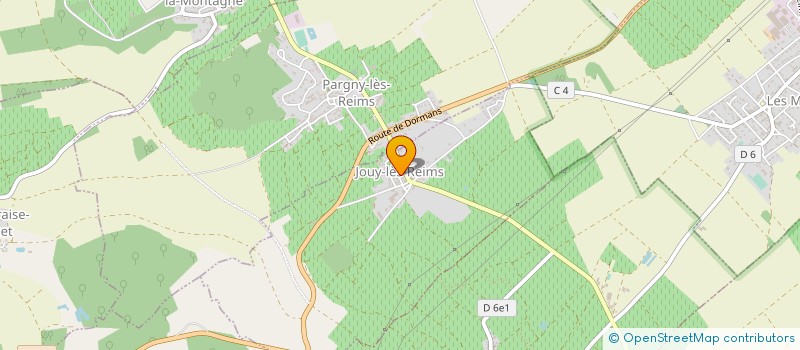 localisation de l'entreprise EARL DAUTREVILLE JEAN-FRANCOIS  JOUY-LES-REIMS