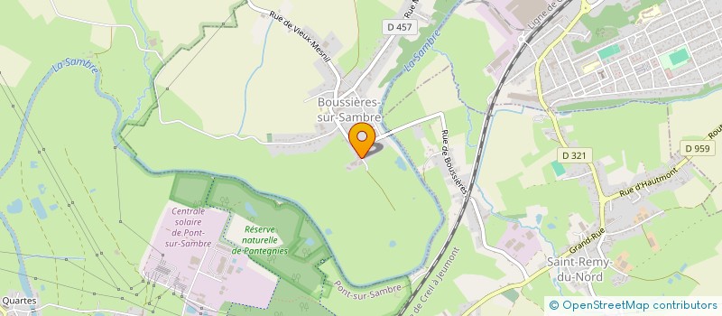 localisation de l'entreprise EARL DAUTRICOURT à BOUSSIERES-SUR-SAMBRE