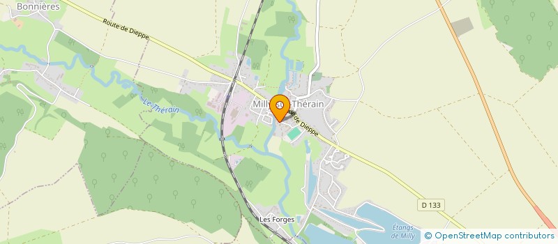 localisation de l'entreprise EARL DAVEAUX BENOIT  MILLY-SUR-THERAIN