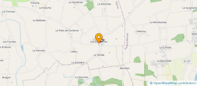 localisation de l'entreprise EARL DAVID à PIPRIAC