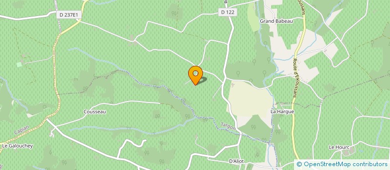 localisation de l'entreprise EARL DAVID ET FILS  ESCOUSSANS