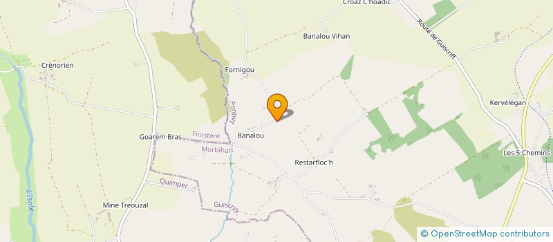 localisation de l'entreprise EARL DE BANNALOU à GUISCRIFF
