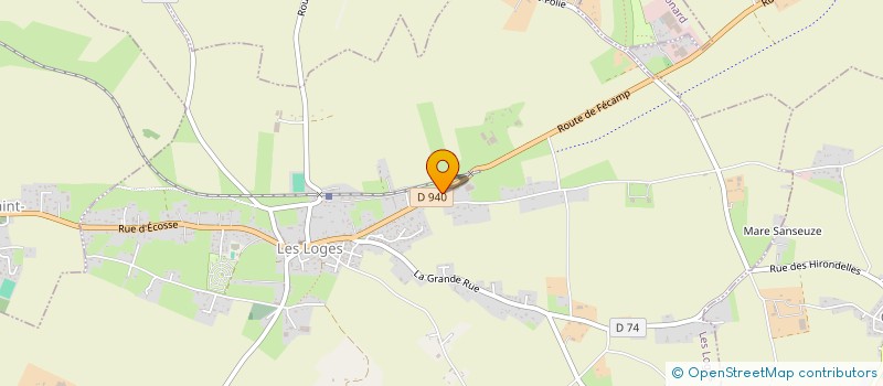 localisation de l'entreprise EARL DE BARIVILLE  LES LOGES