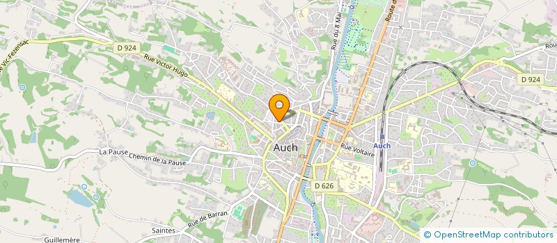 localisation de l'entreprise EARL DE BAZILLAC à AUCH