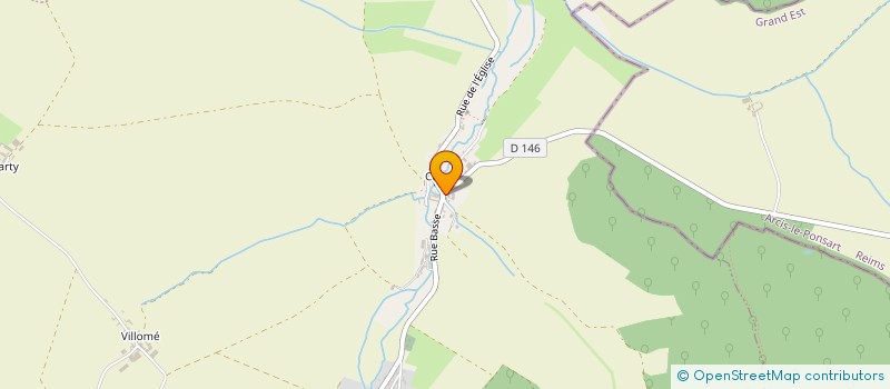 localisation de l'entreprise EARL DE BEAUCHENE  COULONGES-COHAN