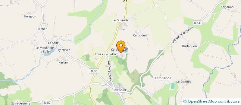 localisation de l'entreprise EARL DE BEAUCOURS à ST NICOLAS DU PELEM
