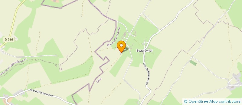 localisation de l'entreprise EARL DE BEAULEVRIER  SAINT-QUENTIN-DES-PRES