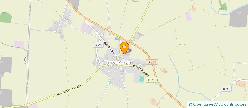 localisation de l'entreprise EARL DE BEAUPRE à JOUY-LE-CHATEL