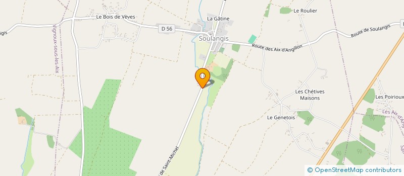 localisation de l'entreprise EARL DE BEAUREPAIRE  SOULANGIS