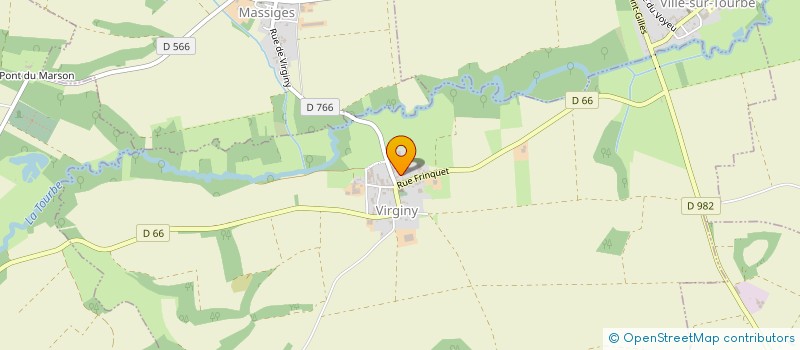 localisation de l'entreprise EARL DE BEAUSEJOUR  VIRGINY