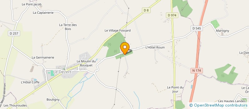 localisation de l'entreprise EARL DE BELLE EAU à LE DEZERT