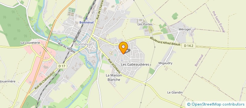 localisation de l'entreprise EARL DE BELLE PLAINE à BONNEVAL