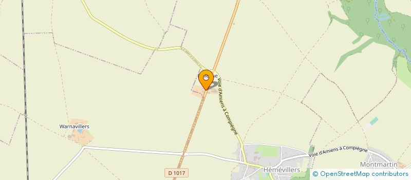 localisation de l'entreprise EARL DE BELLEVUE  HEMEVILLERS