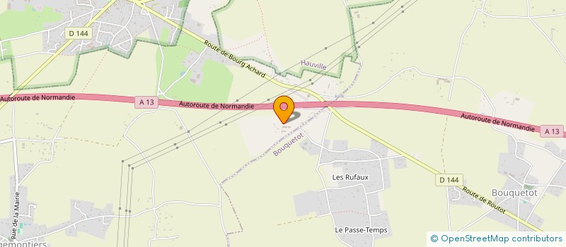 localisation de l'entreprise EARL DE BERCAVILLE  ROUGEMONTIERS