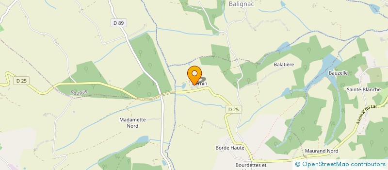 localisation de l'entreprise EARL DE BERNIN  MONTGAILLARD