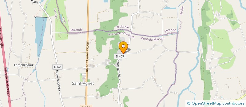 localisation de l'entreprise EARL DE BEROY  SAINT-AGNET