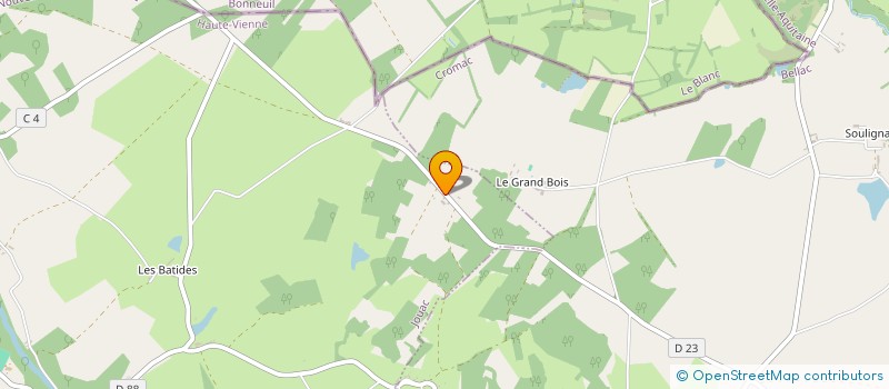 localisation de l'entreprise EARL DE BERTHONVAL à SAINT-JUNIEN-LES-COMBES