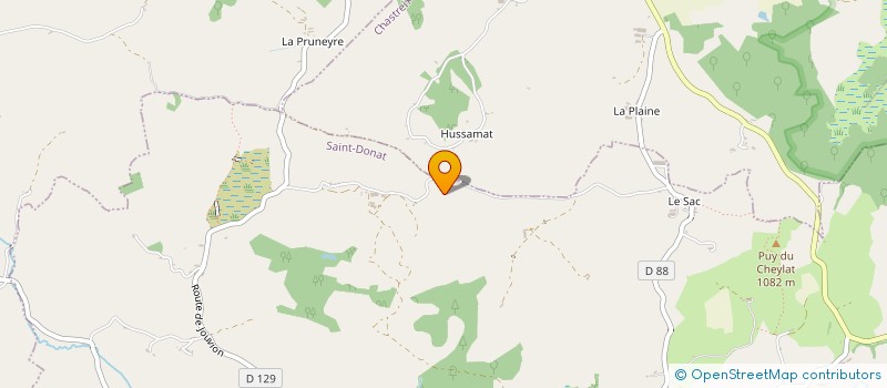 localisation de l'entreprise EARL DE BERTINET  SAINT-DONAT