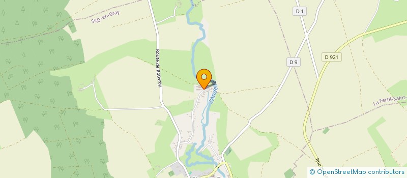 localisation de l'entreprise EARL DE BETHENCOURT  SIGY-EN-BRAY