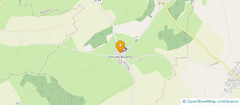 localisation de l'entreprise EARL DE BETHLEEM  BUZANCY