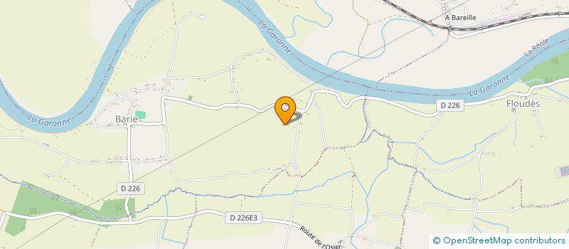 localisation de l'entreprise EARL DE BIASI  BARIE