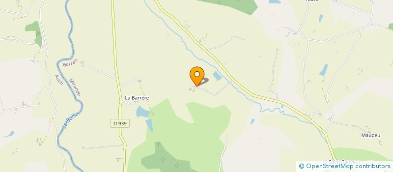 localisation de l'entreprise EARL DE BIENSAN à BARRAN