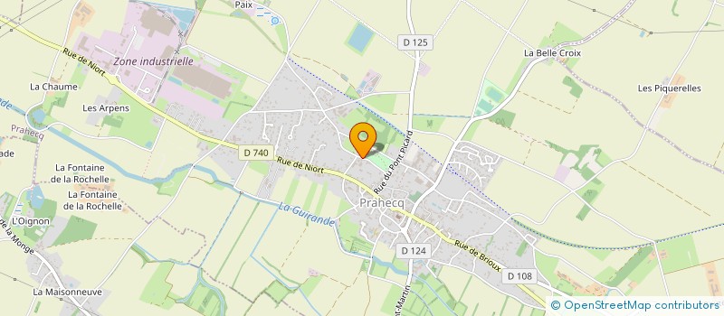 localisation de l'entreprise EARL DE BIMARD  PRAHECQ