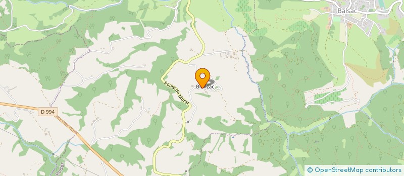 localisation de l'entreprise EARL DE BLANZAC  CLAIRVAUX-D AVEYRON