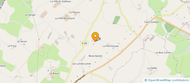 localisation de l'entreprise EARL DE BLEPORO à HENANSAL