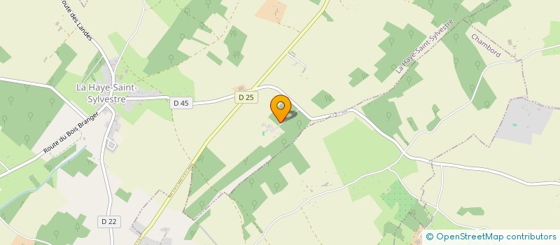 localisation de l'entreprise EARL DE BOIS NOUVEL  LA HAYE-SAINT-SYLVESTRE