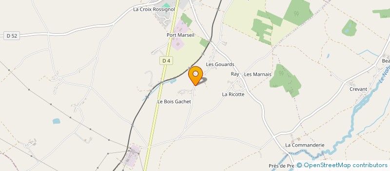 localisation de l'entreprise EARL DE BOISROND à ANJOUIN