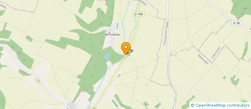 localisation de l'entreprise EARL DE BONNELEAU  FONTAINE-BONNELEAU