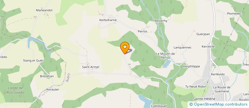 localisation de l'entreprise EARL DE BOTCALPER  BUBRY