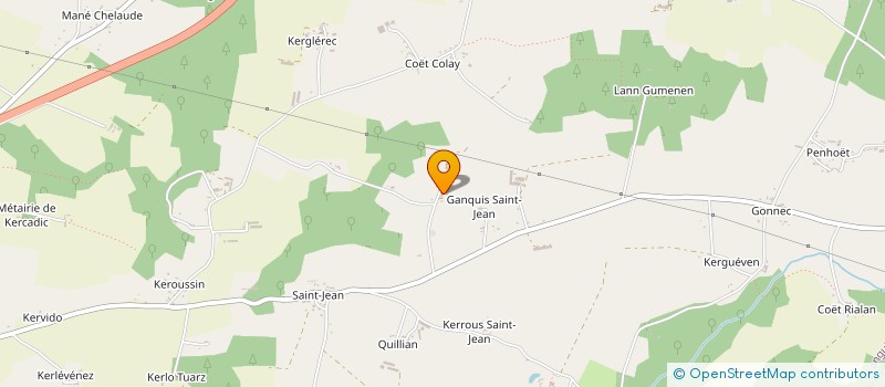 localisation de l'entreprise EARL DE BOTLEVENANT à LANGUIDIC