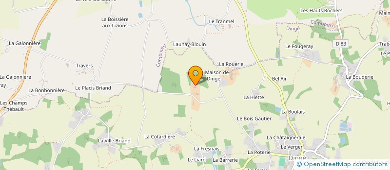 localisation de l'entreprise EARL DE BOUGETTIN  DINGE