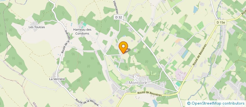 localisation de l'entreprise EARL DE BOURDAYA  MONTJOIRE