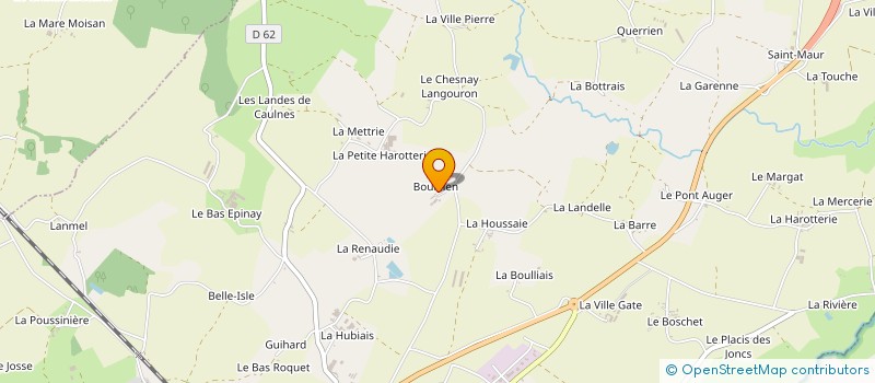 localisation de l'entreprise EARL DE BOURRIEN  CAULNES