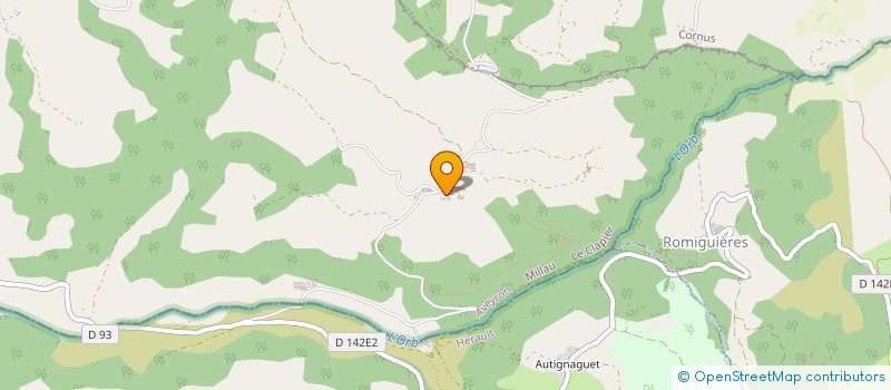 localisation de l'entreprise EARL DE BOUVIALA  LE CLAPIER