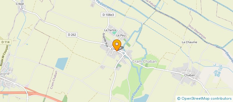 localisation de l'entreprise EARL DE BRAN  CRAM-CHABAN