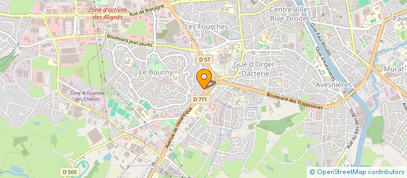 localisation de l'entreprise EARL DE BRETIGNOLLES à LAVAL